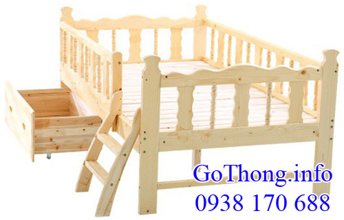 giường gỗ thông trắng nguyên liệu
