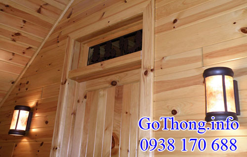gỗ pine (thông) làm xây dựng nội thất