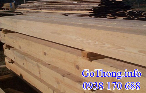 gỗ thông (gỗ pine) xẻ sấy nhập khẩu