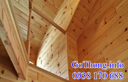 gỗ thông (pine) làm xây dựng nhà
